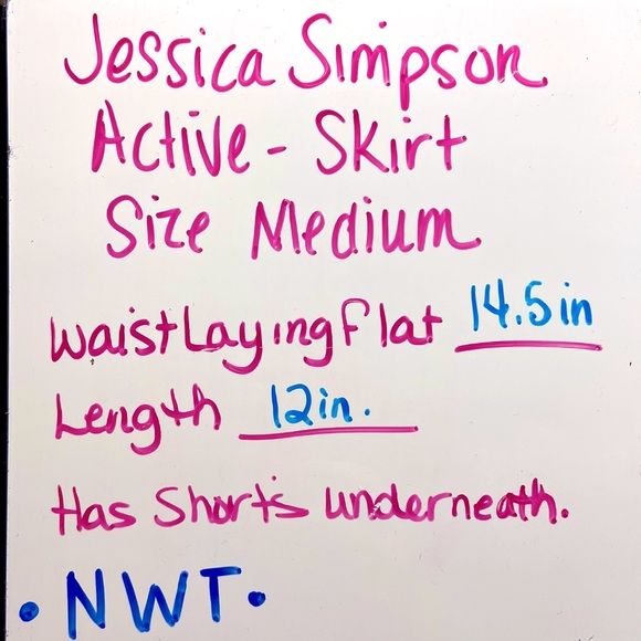 Jessica Simpson Active Athletic Skort. Size Medium. NWT. - Picture 7 of 8